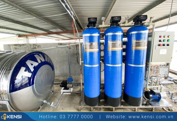 Lắp đặt máy lọc nước công nghiệp tại công ty may Nghệ An