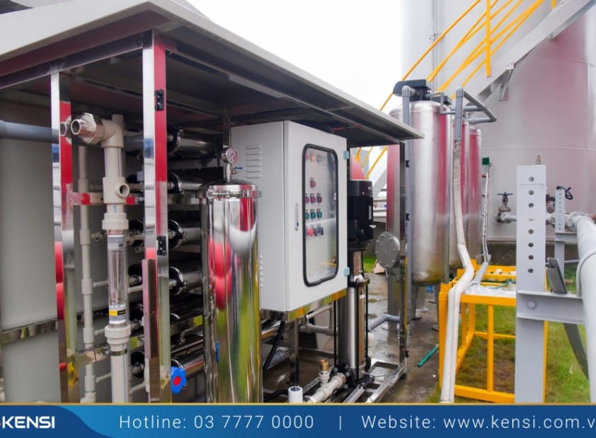 Lắp đặt hệ thống lọc nước công nghiệp RO 3000l/h cho nhà máy hóa chất
