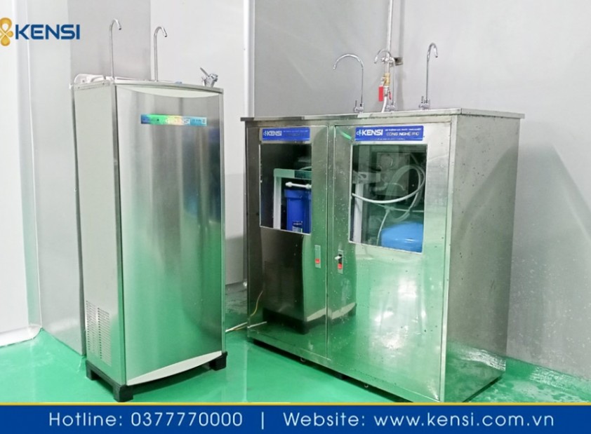 Lắp đặt máy lọc nước bán công nghiệp 100l/h cho công ty Nguyễn Dũng, Bắc Ninh
