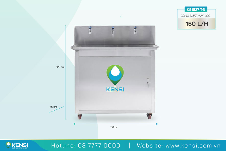 Máy lọc nước bán công nghiệp 150L/h chất lượng