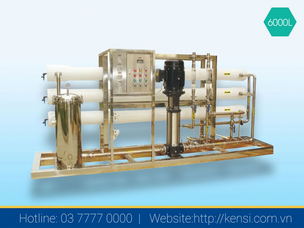 Tekcom thi công lắp đặt hệ thống máy lọc nước công nghiệp 6000L/h