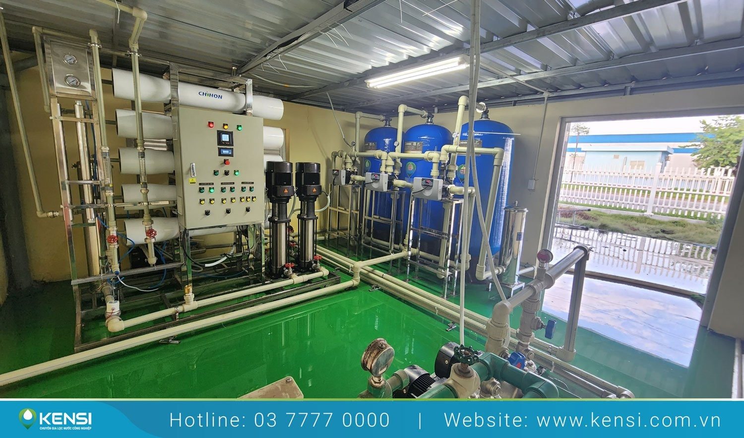 Tekcom lắp đặt hệ thống lọc nước RO công nghiệp 5m3/h tại Bắc Giang