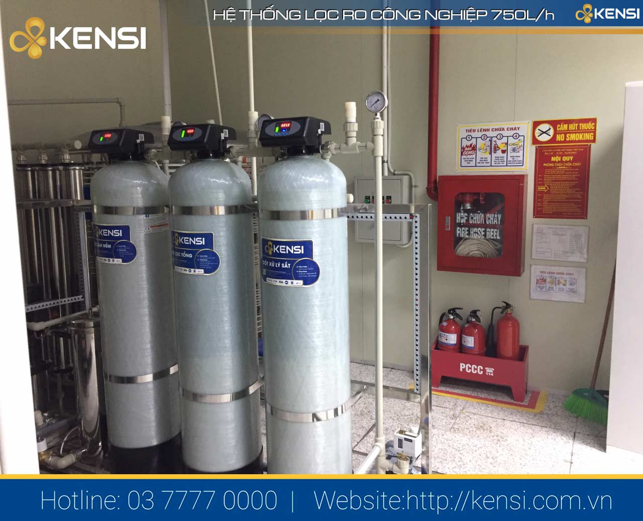 Hệ thống lọc nước phục vụ hoạt động rửa linh kiện điện tử