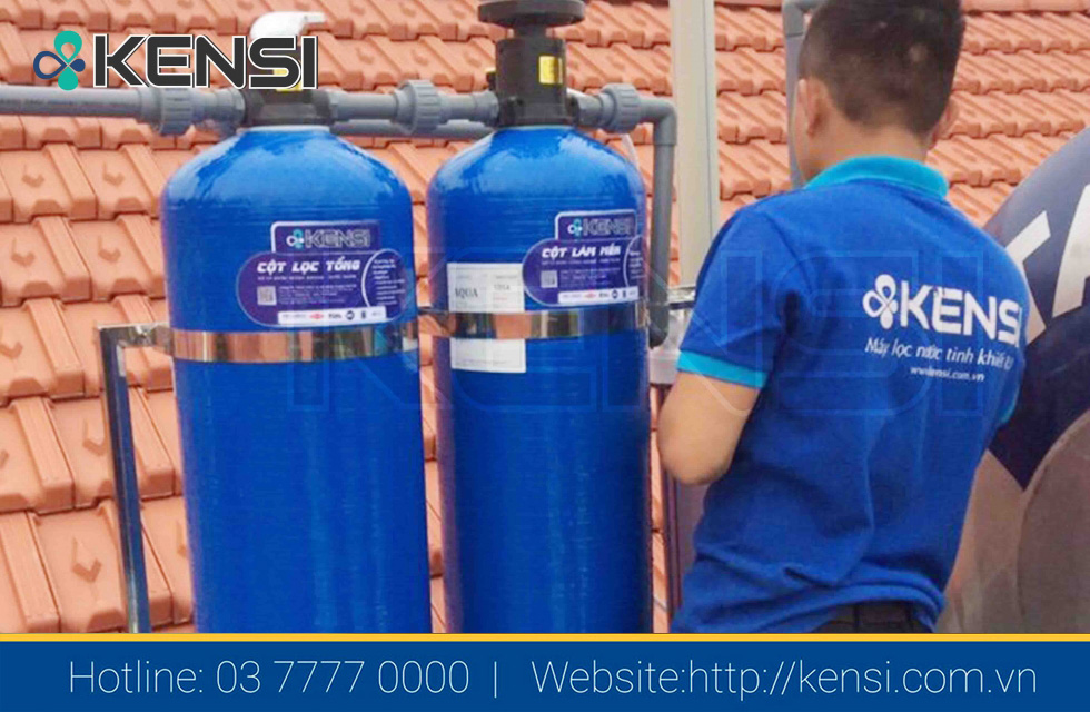 Hệ thống lọc tổng Tekcom lắp đặt tại Long Biên