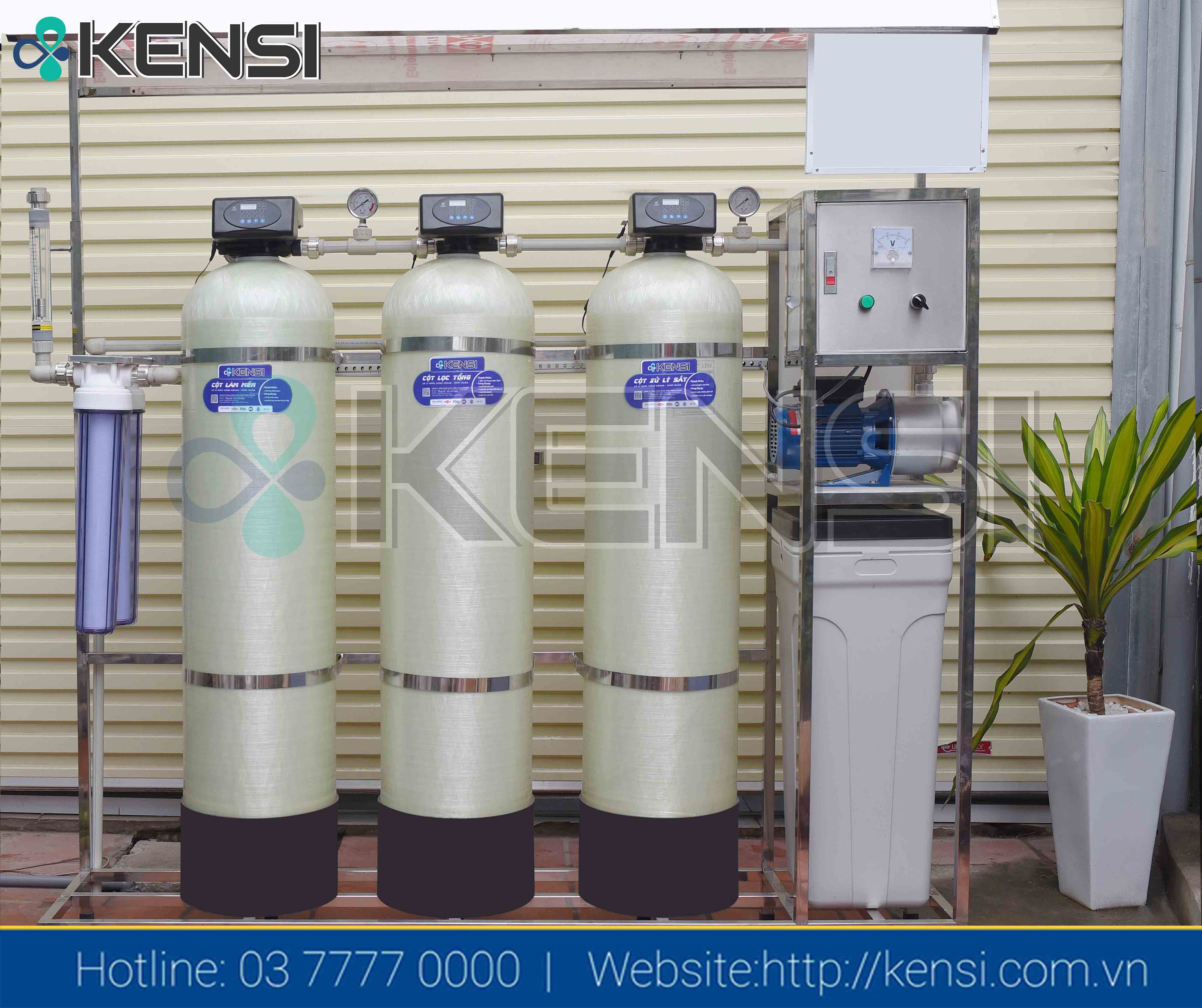 Hệ thống lọc nước giếng khoan xử lý hiệu quả nguồn nước nhiễm Nitrit hoặc amoni​