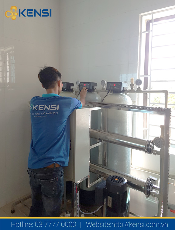 Tekcom lắp đặt thiết bị lọc nước công nghiệp cho trường học