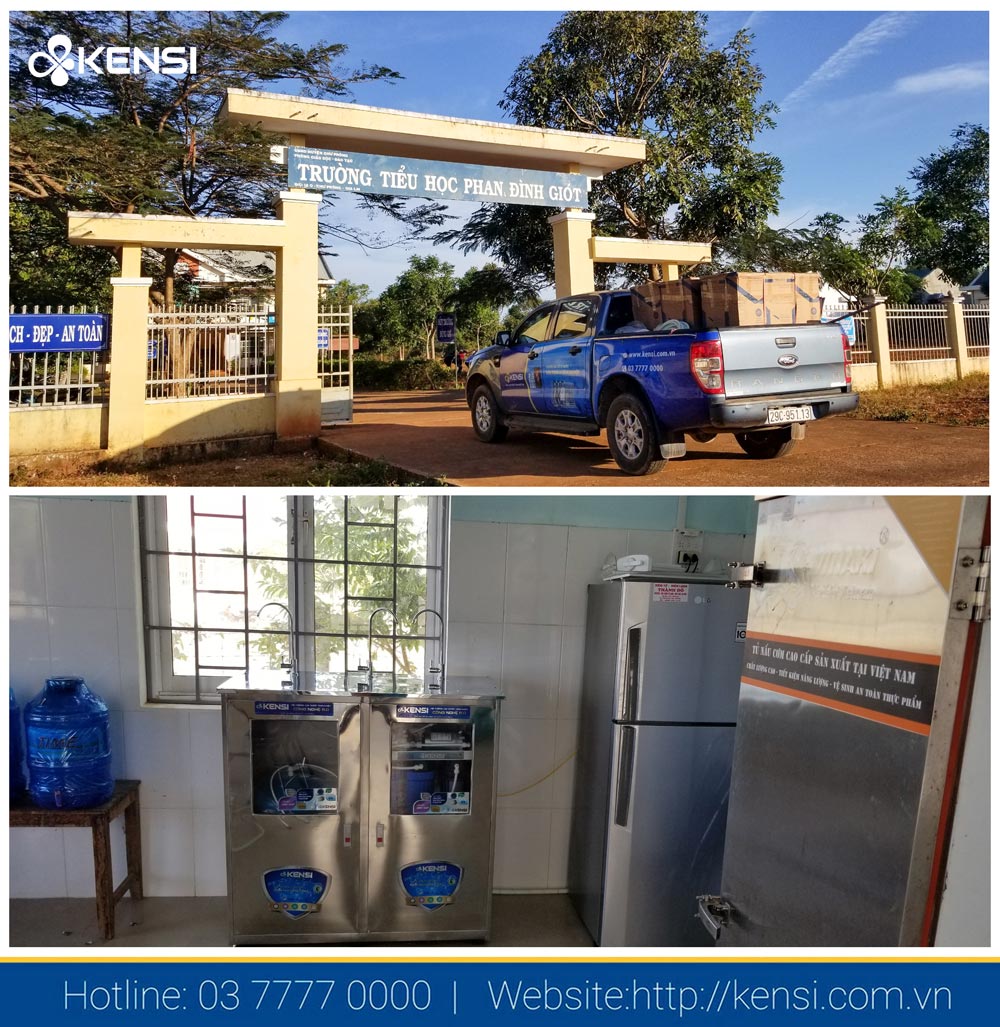 Lắp đặt các hệ thống lọc nước cho trường học tại Gia Lai