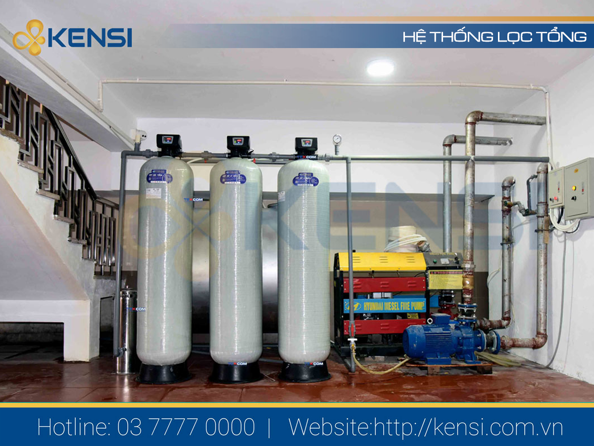 Tekcom cung cấp hệ thống lọc tổng xử lý nguồn nước cấp ô nhiễm