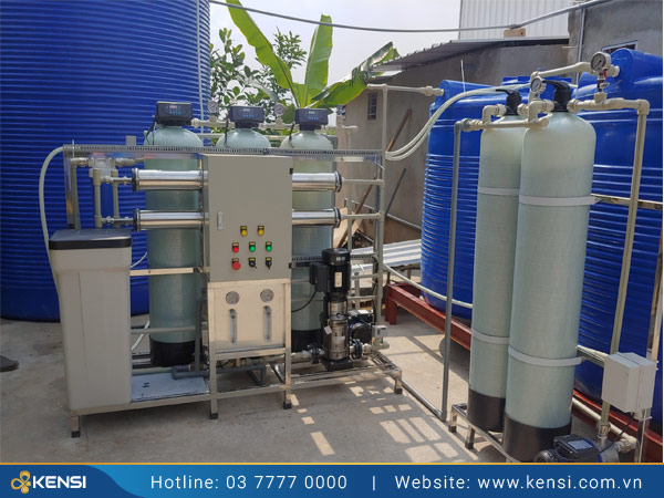 Xác định lượng nước cấp vào hệ thống máy lọc nước RO công nghiệp
