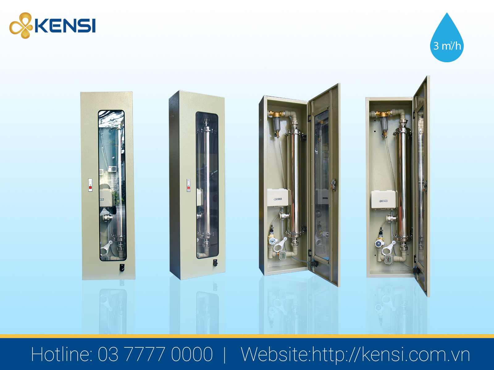 hệ thống máy lọc nước cho chung cư công suất 1m3 -3m3/h
