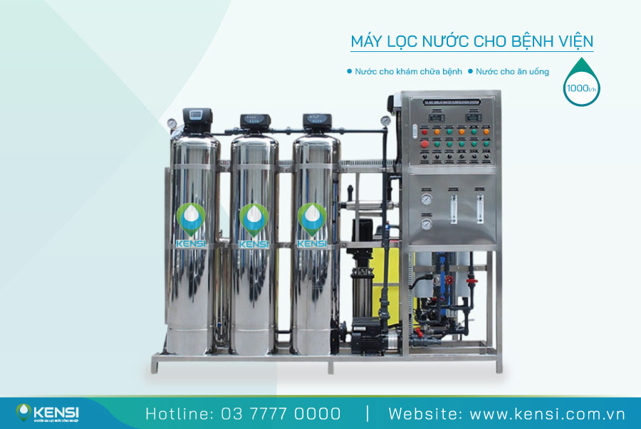 Hệ thống lọc nước RO công nghiệp chuyên sử dụng cho bệnh viện