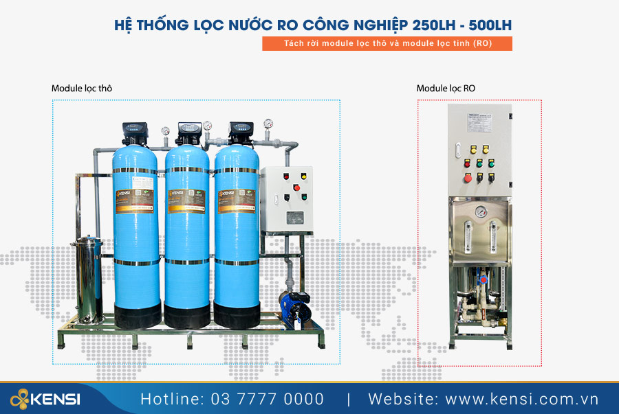 Công suất máy 500l/h