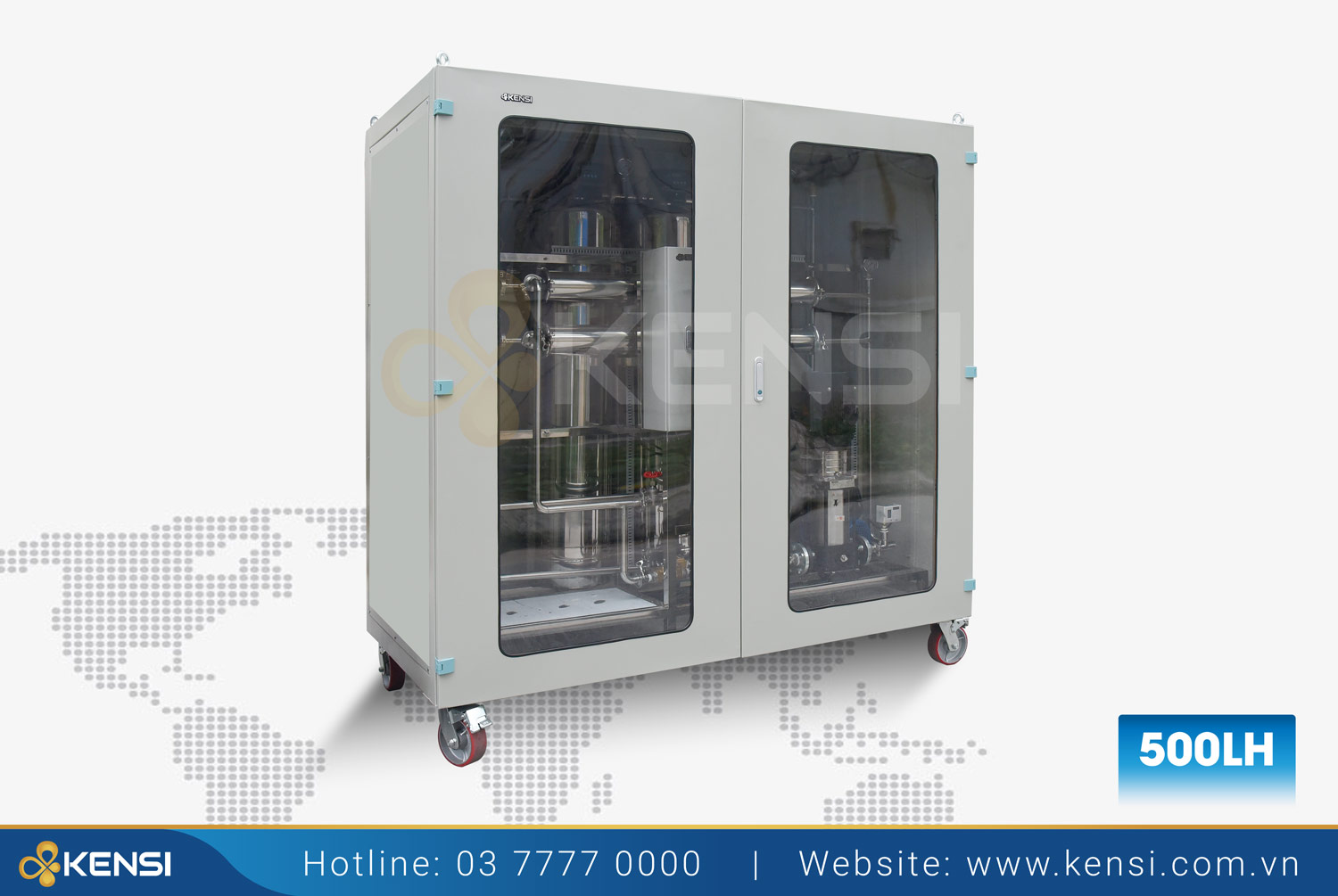 tủ hệ thống máy lọc nước công nghiệp 500 l/h