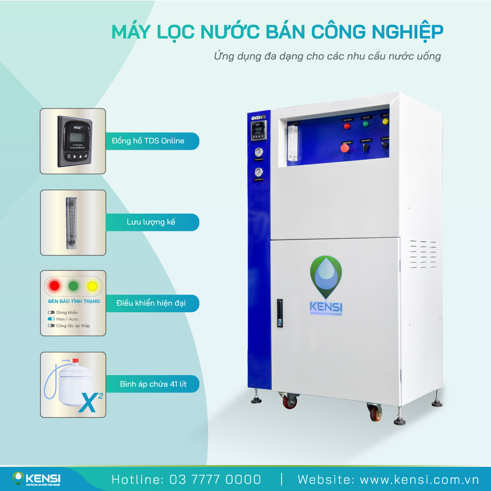 Máy lọc nước cho bệnh viện công suất 150L/h
