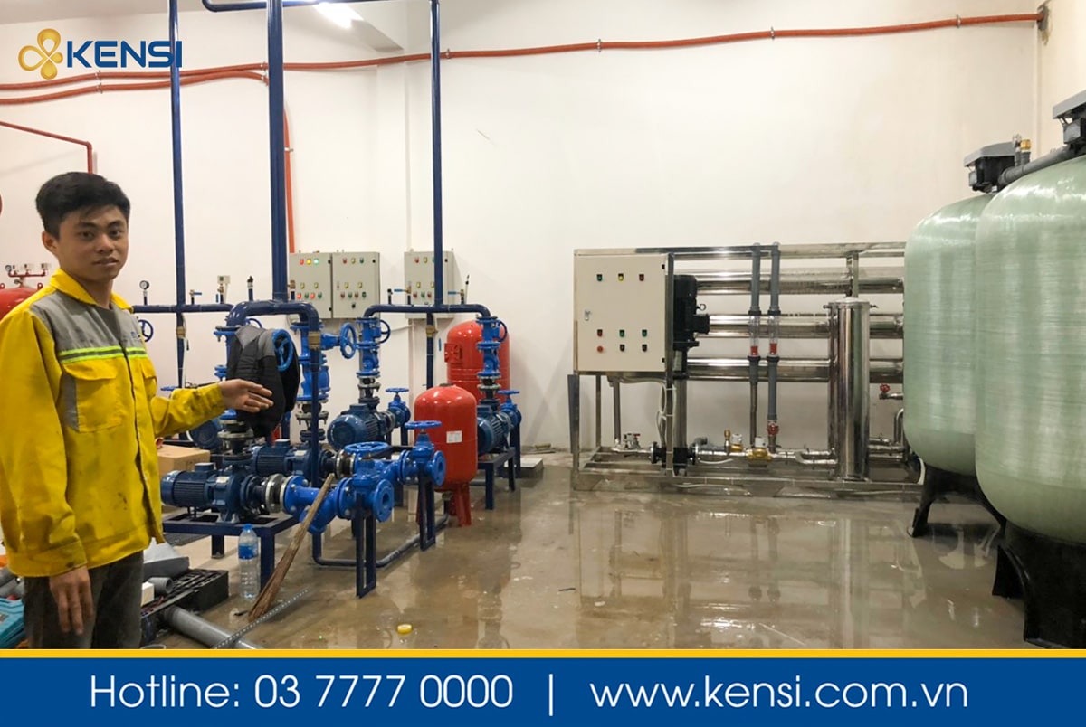 Tekcom lắp đặt thiết bị lọc nước công nghiệp công suất lớn