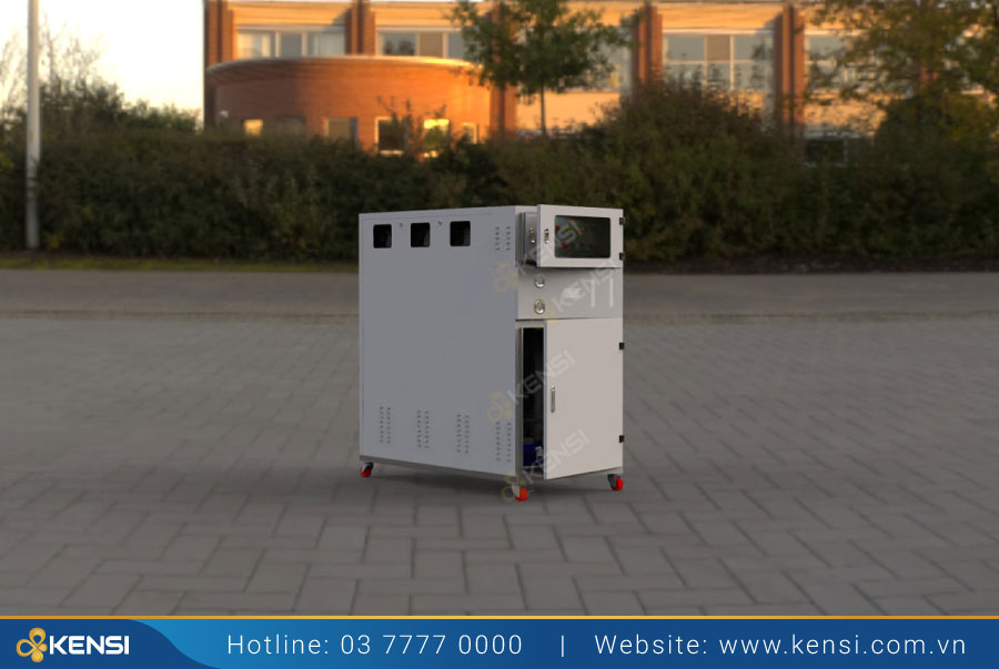 Hệ thống RO công nghiệp tủ máy 500 L/h có tủ bảo vệ sơn tĩnh điện