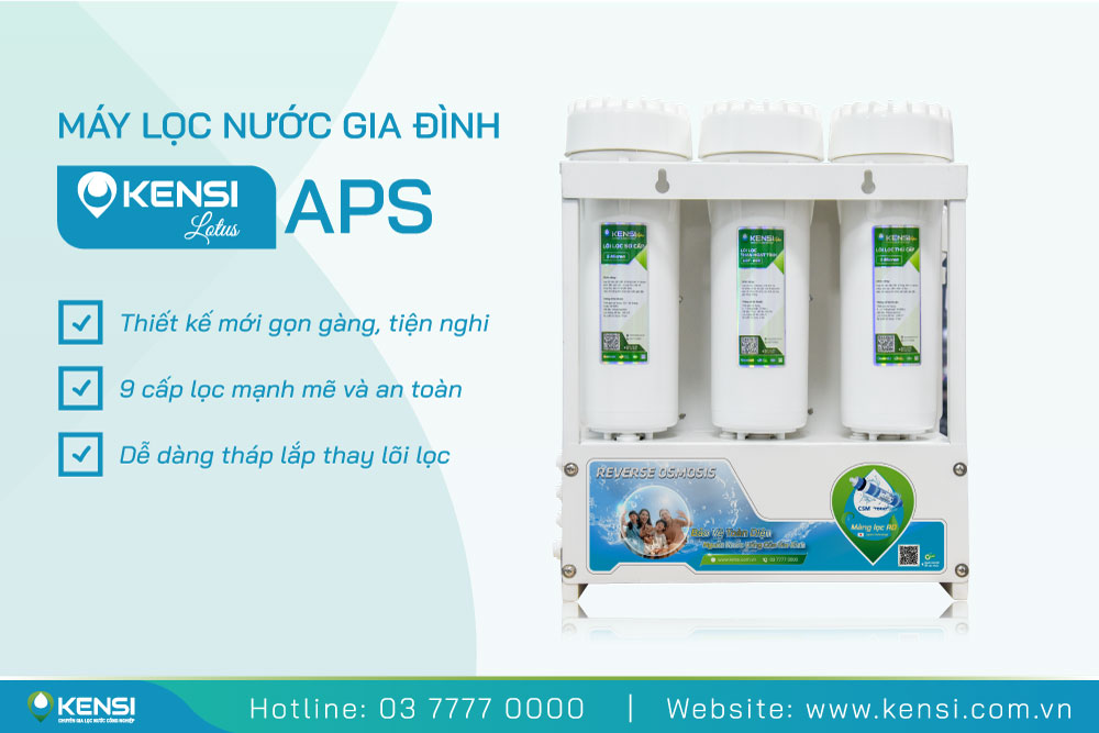 Máy lọc nước RO Kensi Lotus 10L/h - Lõi Việt