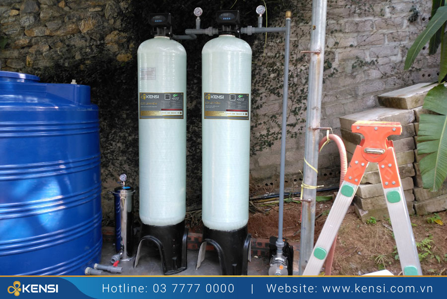 Hệ thống lọc tổng cho nguồn nước sau lọc đạt tiêu chuẩn nước sạch dùng trong sinh hoạt