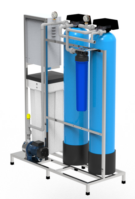 Hệ thống lọc nước tổng sinh hoạt đầu nguồn loại 2 cột