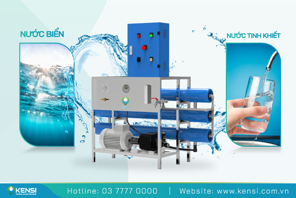 Ứng dụng máy lọc nước biển công suất 700L/h trong đa dạng lĩnh vực