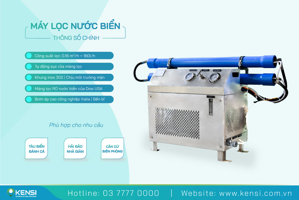 Hệ thống máy lọc nước biển thành nước ngọt
