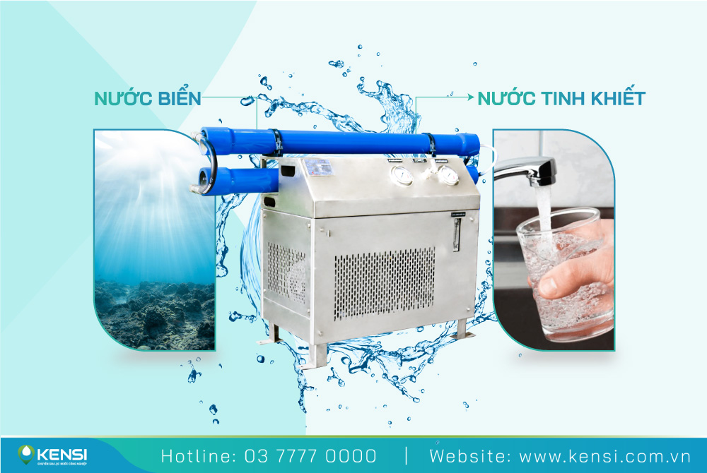 Giải pháp xử lý nước biển thành nước ngọt uống trực tiếp