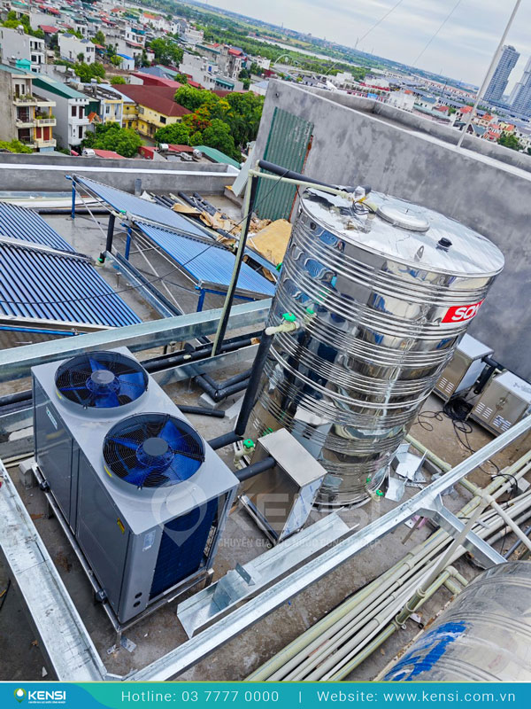 Hệ thống nước nóng trung tâm cung cấp lượng nước nóng lớn, ổn định