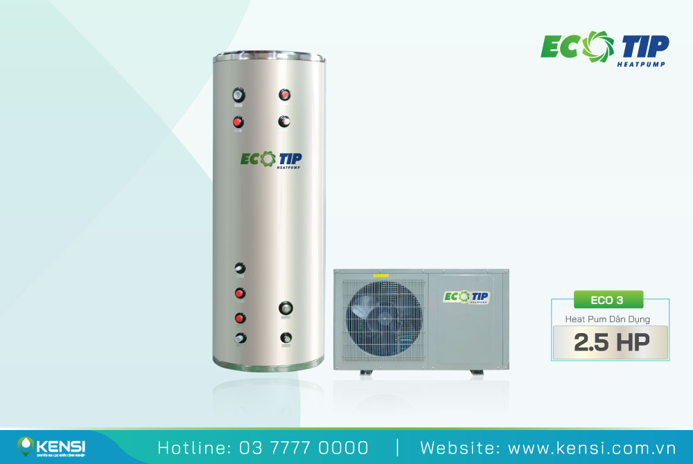 Máy bơm nhiệt Heat Pump gia đình Ecotip 2.5HP