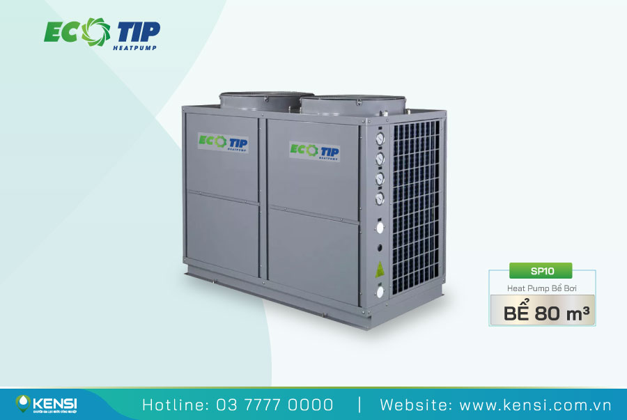 Máy bơm nhiệt Heat Pump cho bể bơi SP10