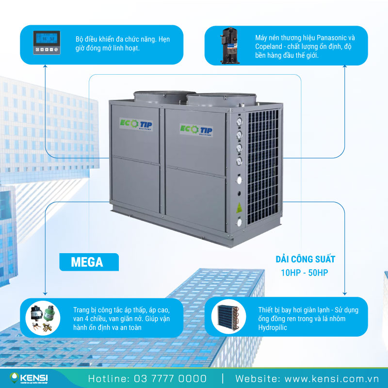 Tekcom - Đơn vị chuyên tư vấn, lắp hệ thống nước nóng trên toàn quốc