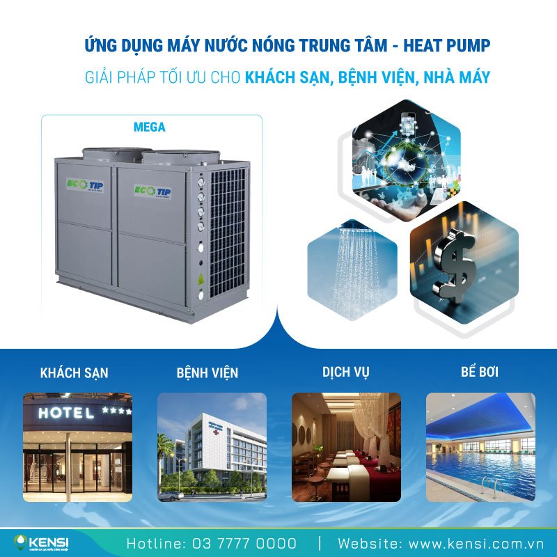 Tekcom tư vấn lắp máy nước nóng bơm nhiệt trên toàn quốc