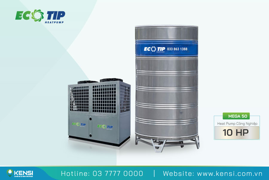 Máy bơm nhiệt Heat Pump công nghiệp 10HP