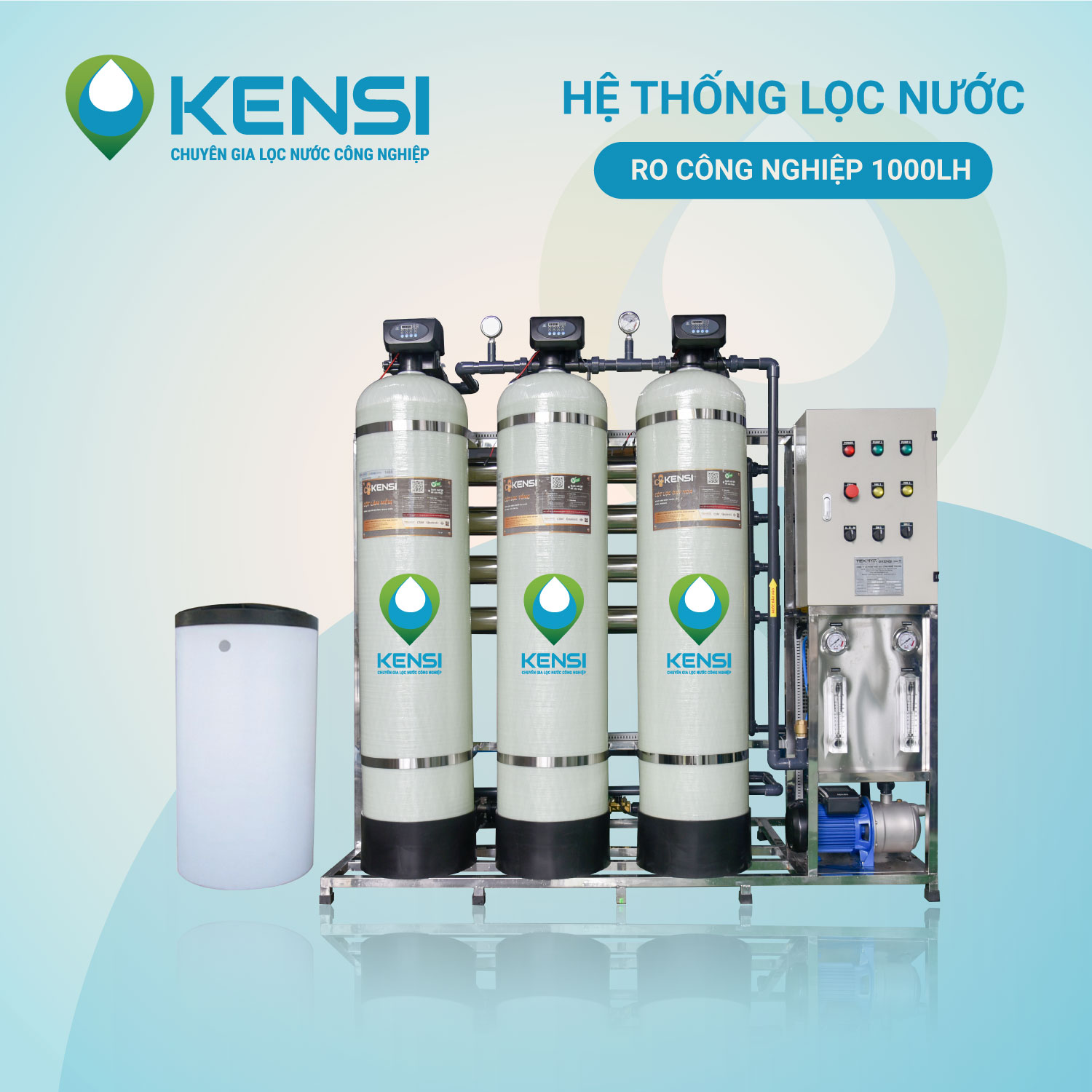 Hệ thống lọc nước RO công nghiệp 1000L/H