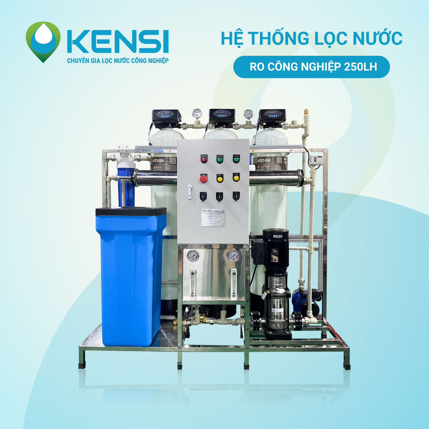 Tekcom cung cấp, lắp đặt hệ thống máy lọc nước tinh khiết, uống trực tiếp