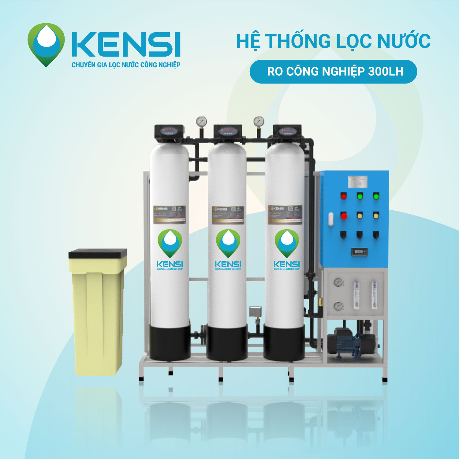 Máy lọc nước công nghiệp Kensi của Tekcom