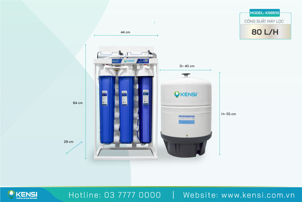 Máy lọc nước bán công nghiệp 80 L/h