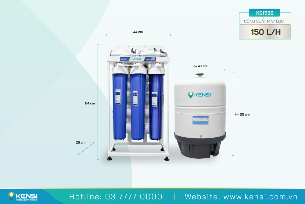 Máy lọc nước bán công nghiệp 150lh