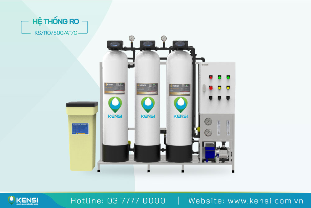 Hệ thống lọc nước RO công nghiệp Kensi 500 Lít/giờ