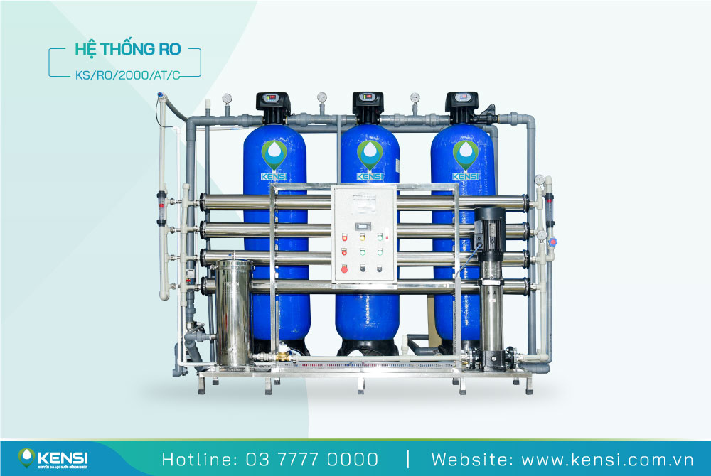 Hệ thống máy lọc nước công nghiệp RO 2000 Lít/Giờ