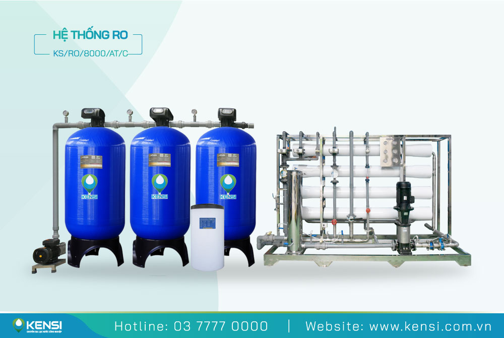 Hệ thống lọc nước RO công nghiệp 8000 lít/giờ