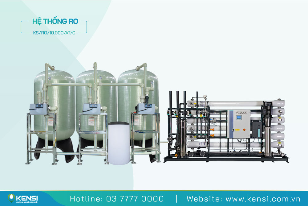 Hệ thống lọc nước RO công nghiệp công suất 10000 Lít/giờ