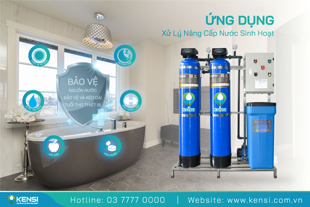 Hệ thống lọc nước tổng sinh hoạt cho gia đình