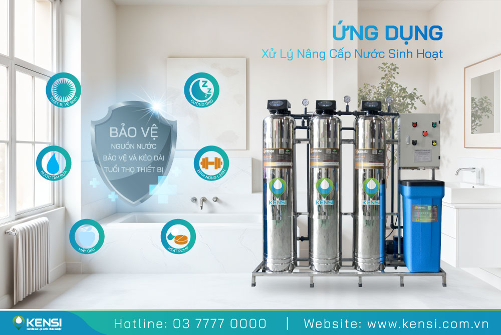 Hệ thống lọc nước tổng sinh hoạt cho gia đình