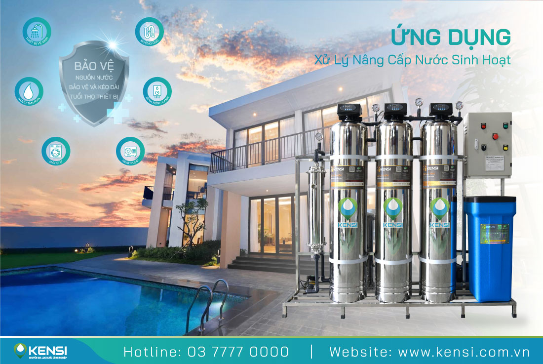 Hệ thống lọc tổng nước sinh hoạt