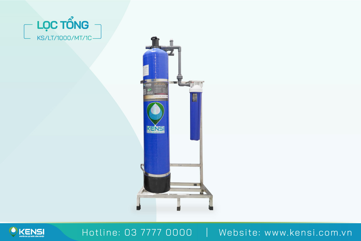 Hệ thống lọc tổng gia đình 1 cột