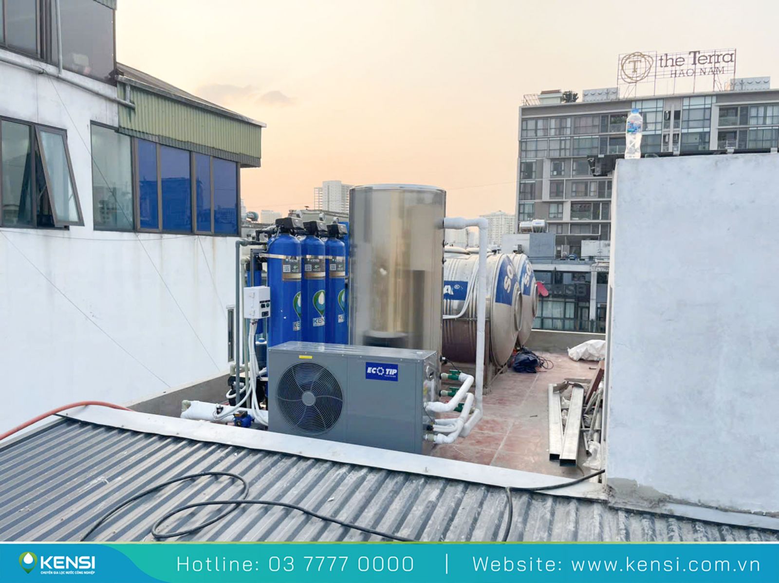 Máy bơm nhiệt cung cấp nước nóng ổn định, an toàn và tiết kiệm