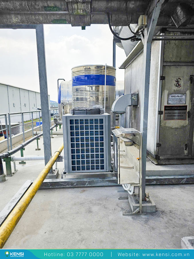 Tekcom thực hiện trọn gói quy trình lắp đặt hệ thống bơm nhiệt tại công ty chế biến thực phẩm