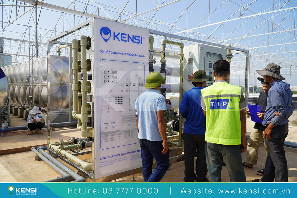 Hệ thống lọc nước 20m3/h cho sản xuất tảo