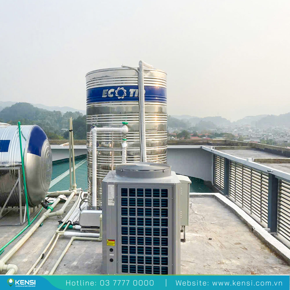 Máy bơm nhiệt Heat Pump công nghiệp cho bệnh viện ở Lai Châu