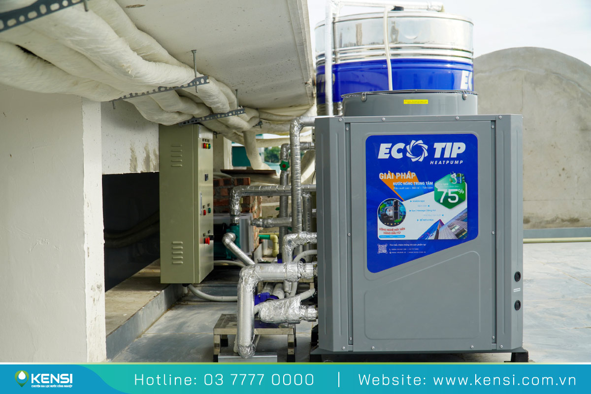 Hệ thống Heat Pump thiết kế tối ưu, thuận tiện cho quản lý